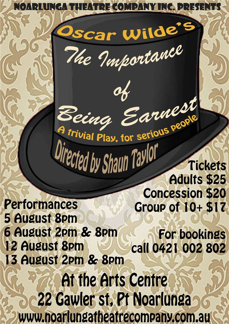 The importance of being earnest