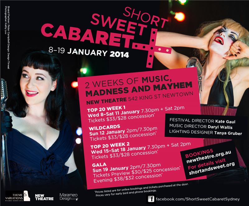 Short+Sweet Cabaret Sydney 