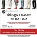 Things I Know To Be True written by Andrew Bovell